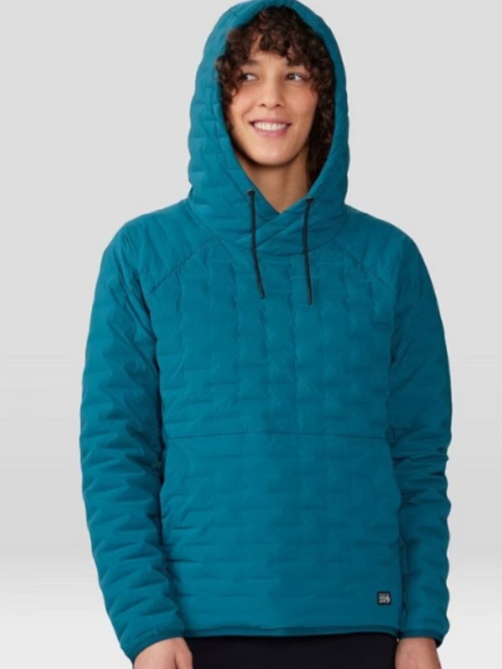 Mountain Hardwear Women's Medium Stretchdown Light Pullover Hoody Teal NWT - Picture 8 of 9